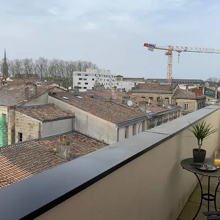 Appartement Dernier Etage, Balcon, Parking Gratuit ! Bordeaux Exterior photo